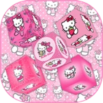 Logo of Kitty Cube Live wallpaper android Application 