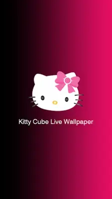 Kitty Cube Live wallpaper android App screenshot 1