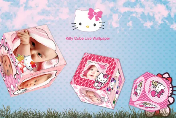 Kitty Cube Live wallpaper android App screenshot 4